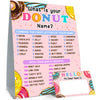 What Is Your Donut Name Game, Game Sign And 30 Cards, Donut Birthday Party Sign For Girls, Holiday Activity, Wedding, Anniversar
