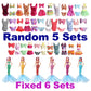 Sparkling Mermaid Doll Clothes Set - 11.5 Inch Doll Fashion Dresses For Girls - 11 Pcs Dolls Swimsuit Mermaid Clothes And Access