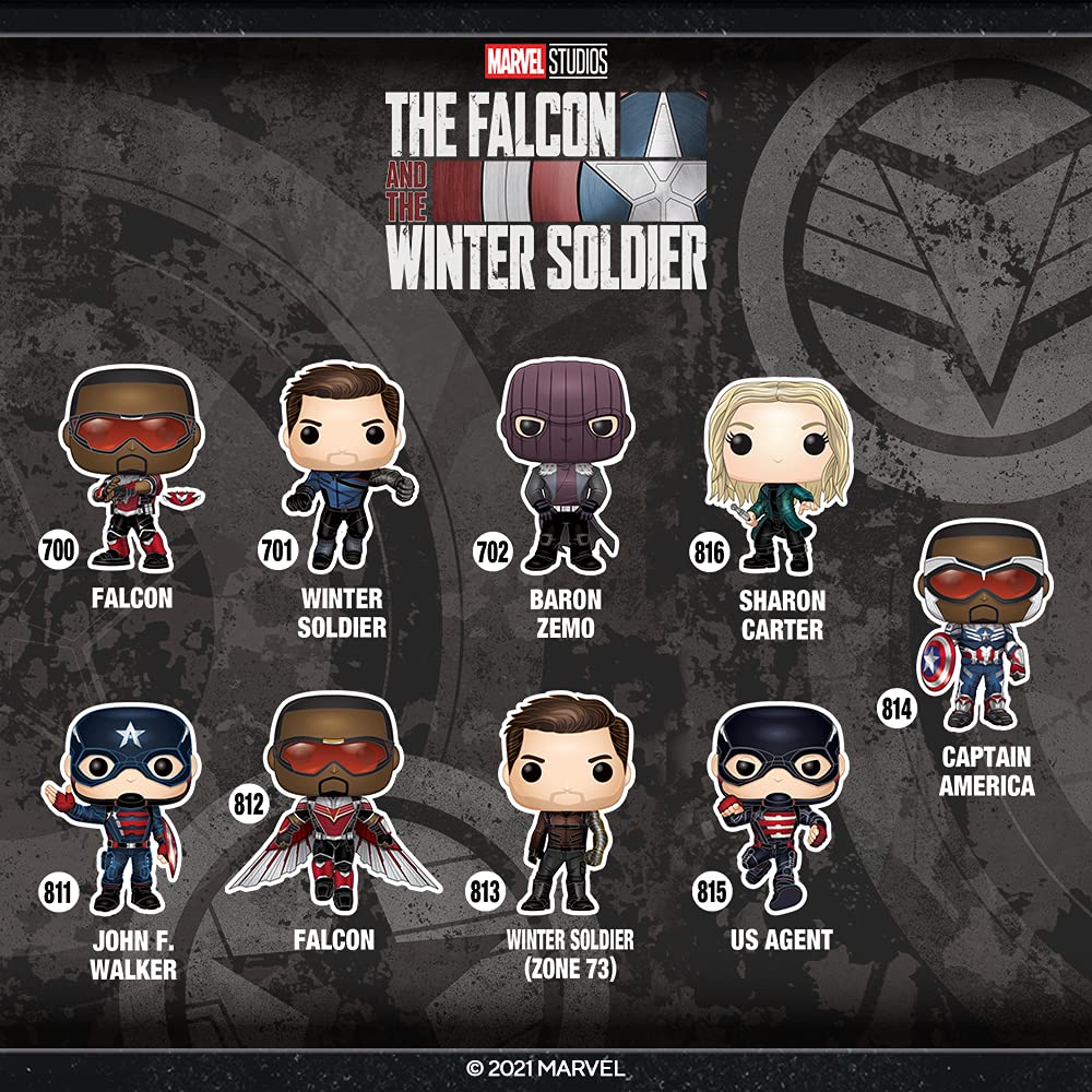 Funko Pop Marvel: Falcon And The Winter Soldier - U.S. Agent, Multicolor, Standard