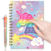 Pop Notebook For Kids, Fidget Girls Diary Journal 8.5X5.3 Inches 160 Lined Pages With 6 Multicolor Pen Spiral Journal For Teenag