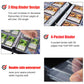 400 Pockets Trading Card Binder for One Piece Cards Portable Waterproof Card Storage Bag with Removable Sleeves for Anime  Game and TCG Cards