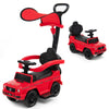 Honey Joy Push Cars For Toddlers, Mercedes Benz Kids Toy Car Stroller W/Push Handle & Detachable Guardrail, Horn & Engine Sound,