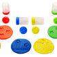 little tikes Wonder Factory Never Dry Single Dough - 74 ml Clay in a 4-in-1 Tool, Colourful Modelling Clay, Does Not Dry Out, Gl