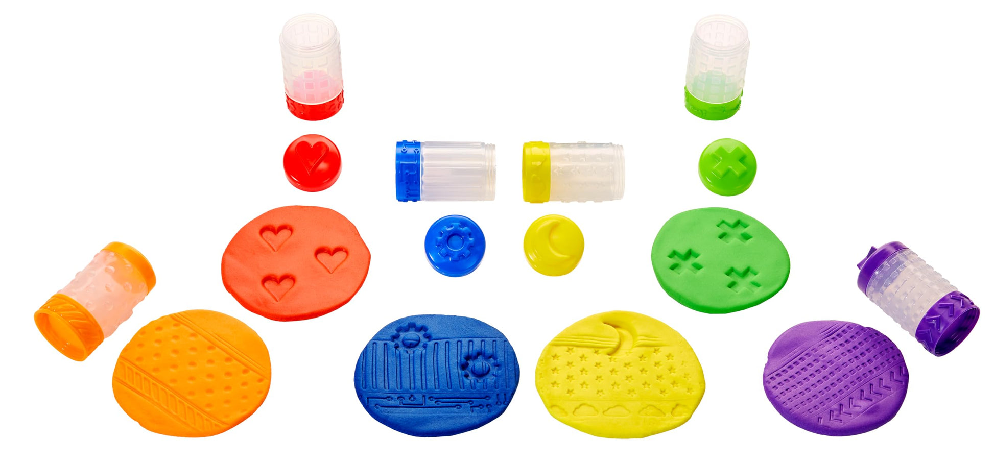 little tikes Wonder Factory Never Dry Single Dough - 74 ml Clay in a 4-in-1 Tool, Colourful Modelling Clay, Does Not Dry Out, Gl