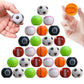 32 Pcs Mini Fidget Spinners Sports Balls Toys For Kids, Goodie Bag Stuffers Treasure Box Toys For Classroom Prizes, Soccer Balls