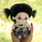 CALEMBOU Plush Doll, 20cm Cotton Doll with Skeleton, Cute Anime Plushies Soft Stuffed Dress Up Doll, Kawaii Plush Toys Rag Dolls