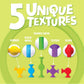 Bunmo Easter Basket Stuffers - Suction Bath Toys - Connect, Build, Create - Bath Toy - Easter Basket Essentials - Stimulating Sensory Toy - Non-Mouthable Toy 3+ - Textured 10 Pack