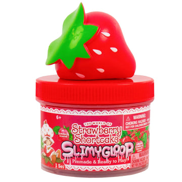 Strawberry Shortcake Scented Cloud Slime, Fluffy Slime, Strawberry Shortcake Toys, Strawberry Shortcake Birthday Party Favors Fo
