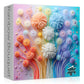 Flower Puzzles For Adults 1000 Pieces, Impossible Floral Puzzles, Colorful Rainbow Gradient Puzzle Hard,Challenging Spring Jigsaw Puzzles 1000 Pieces