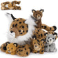 Muiteiur 5 Piece Lynx Stuffed Animals, Soft Bobcat Stuffed Animals With Babies,18-Inch Plush Toy For Kids Girls Boys, Gift For B
