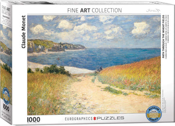 Eurographics Chemin Dans Les Bles By Claude Monet 1000-Piece Puzzle