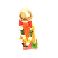 Itiha Orange Gudi Showpiece for Gudi Padwa, Return Gift, Housewarming, and Diwali Gift- 11 inch, Wood