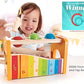 Hape Pound, Tap, & Shake! Music Set - Award Winning Wooden Pounding Bench, Baby Xylophone, And Tap Along Tambourine - Developmen
