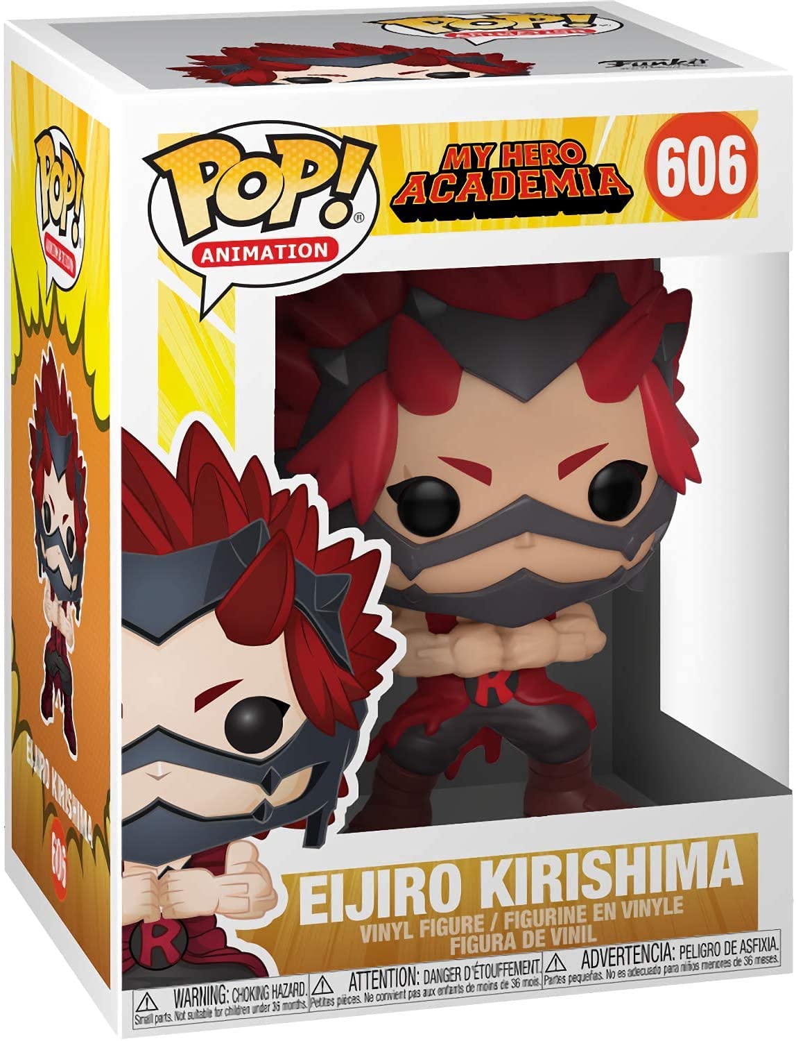 Funko Pop My Hero Academia - Eijiro Kirishima Pop! Vinyl Figure (Bundled With Compatible Pop Box Protector Case), Multicolor, 3.75 Inches
