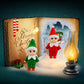 Voiiake Miniature Christmas Elf Dolls - Boy And Girl Elf Family For Kids - Christmas Decorations And Stocking Stuffers