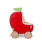 YOTTOY Lowly Worm Soft Toy & Busytown Applecar – 2 Piece Assortment, Plush Material