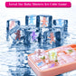 selizo Mini Plastic Babies - 300pcs Tiny Figurines for Baby Shower Games, 6 Colors, Ideal for Ice Cube & King Cake Decor