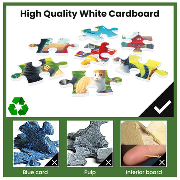 Jigsaw Puzzles 500 Pieces For Adults, Adult Puzzles Cat Puzzle Games Pieces Fit Together Perfectly Difficult Puzzles For Adult Children Elderly Challenging 20.5 * 15In