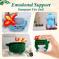 Nordkawa Emotional Support Dumpster- Handmade Crochet Dumpster Fire Doll, Christmas Dumpster Fire Knitting Toy Ornaments With Po
