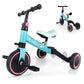 3 in 1 Kids Tricycles - Balance Training Bike Convertible Toddler Walker Riding Toys for 10 Month to 3 Year Old Boys Girls w/Rem