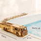 Wood Trick Rescue Firetruck Movable - Rotating Extendable Ladder - 3D Wooden Puzzles For Adults And Kids To Build - Rides Up To 20 Ft - Wooden Models Engineering Diy Project Mechanical Model Kit