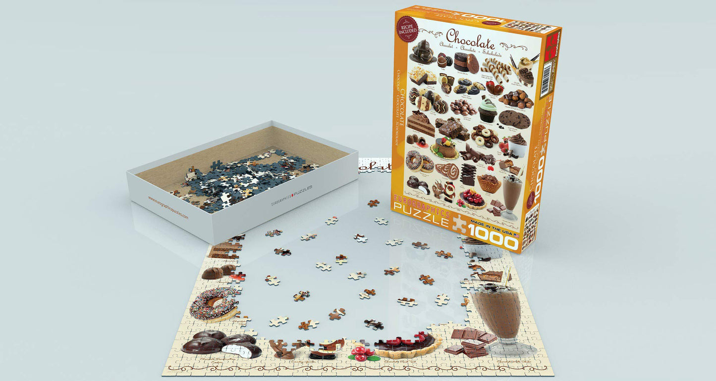Eurographics Chocolate 1000-Piece Puzzle