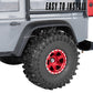 Rcarmubwow 1.0 Beadlock Wheel Tires Set For 1/24 Axai1 Scx24,1/18 Trx4M Rc Crawler Car,1.0 Beadlock Wheels 1.0 Beadlock Tires Rc