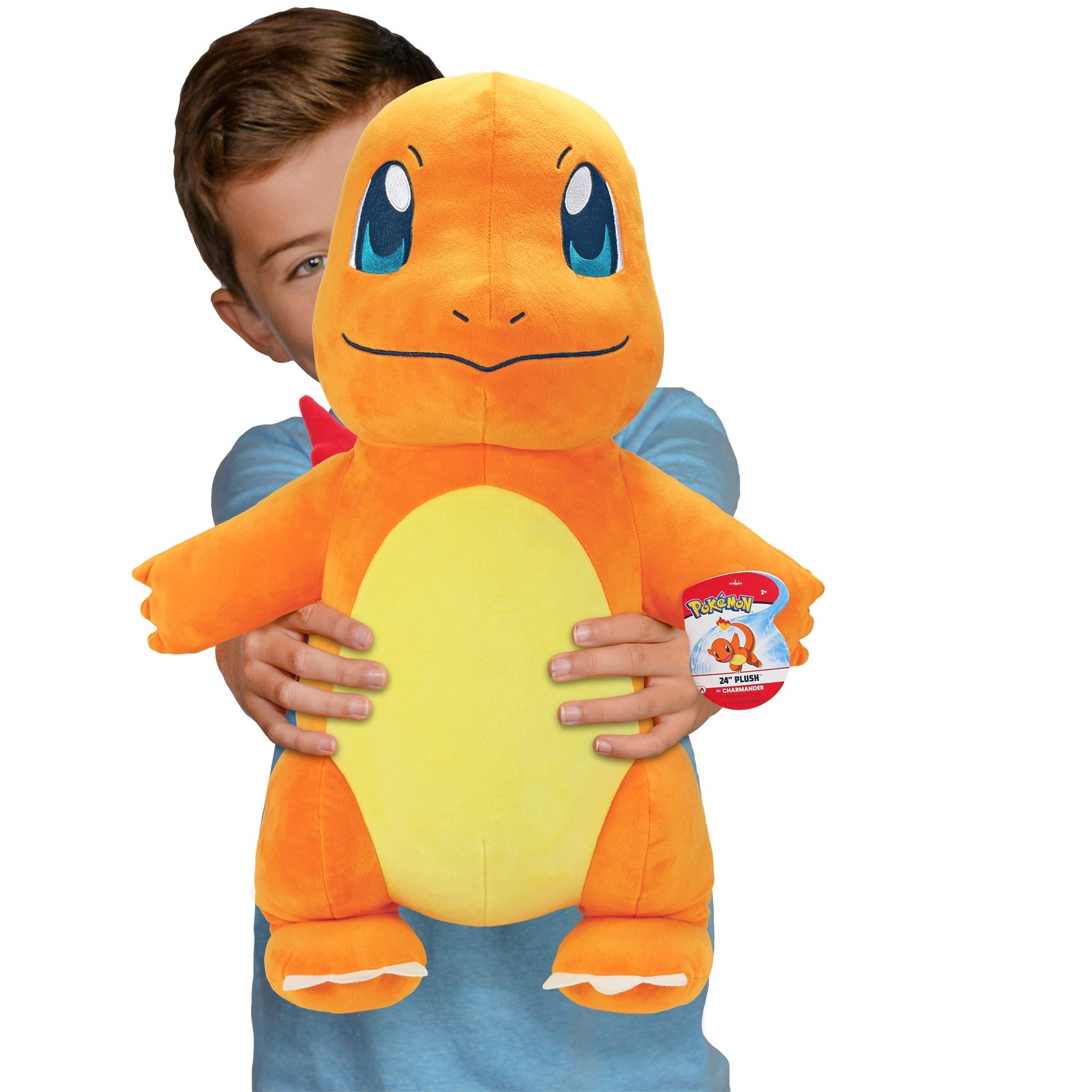 Pokémon 24' Lifesize Charmander Plush Stuffed Animal Toy - Largest Available - Age 2+