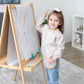 Bumkins Sleeved Smock, Toddler Reusable Waterproof Bib For Girls And Boys Ages 3-5 Years, Long Sleeve Childrens, Kids Paint Apron, Arts, Crafts And Play With Pocket, Soft Fabric, Boho Beige