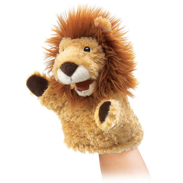 Folkmanis Little Lion Hand Puppet, Tan, 1 Ea