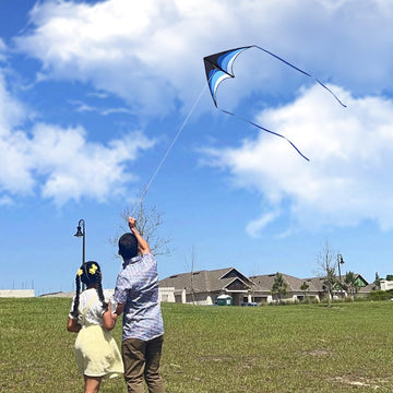 Mint'S Colorful Life 3 Pack Delta Kites For Kids & Adults, Extremely Easy To Fly Kite, Best Kite For Beginner(Green & Yellow & Blue)