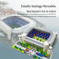 GOTIMON Micro Mini Blocks Football Stadium Set, 4575 Pieces, Plastic, White/Blue/Orange/Green, Model GT070