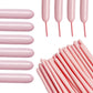 Eblliwsm 100Pcs 260Q Pale Pink Magic Long Balloons Decoration Shopping Mall Activities, Party Decoration, Parent-Child Activitie