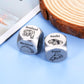 White Elephant Gifts for mature-themeds 2PCS Food Decision Dice Date Night Ideas Guy Gift for Him Her 11th Anniversary Steel Gifts Stocking Stuffers for Men Women
