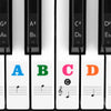 Piano Stickers For Keys, Eison Colorful Piano Keyboard Stickers For 88/61/54/49/37 Full Set Stickers Kids Learning Piano, Removable, Leaves No Residue, Multi-Color,Great Children'S Gift