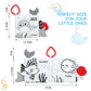 Vicloon Soft Cloth Baby Books, Baby Books 0-6 Months, 3D Black And White High Contrast Soft Cloth Book, Washable Non-Toxic Early