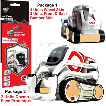 Ipg For Cozmo Robot Face Screen Guard Decoration Kit Include Wheels&Body Set 7 Units Decals+2 Units Screen Protector (This Is Not A Robot) (Brushed Gold)