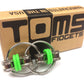 Tom's Fidgets Original Flippy Chain Fidget Toy - Stress Reducer for ADHD & Anxiety, Medium, Green, Metal, Model DGT232