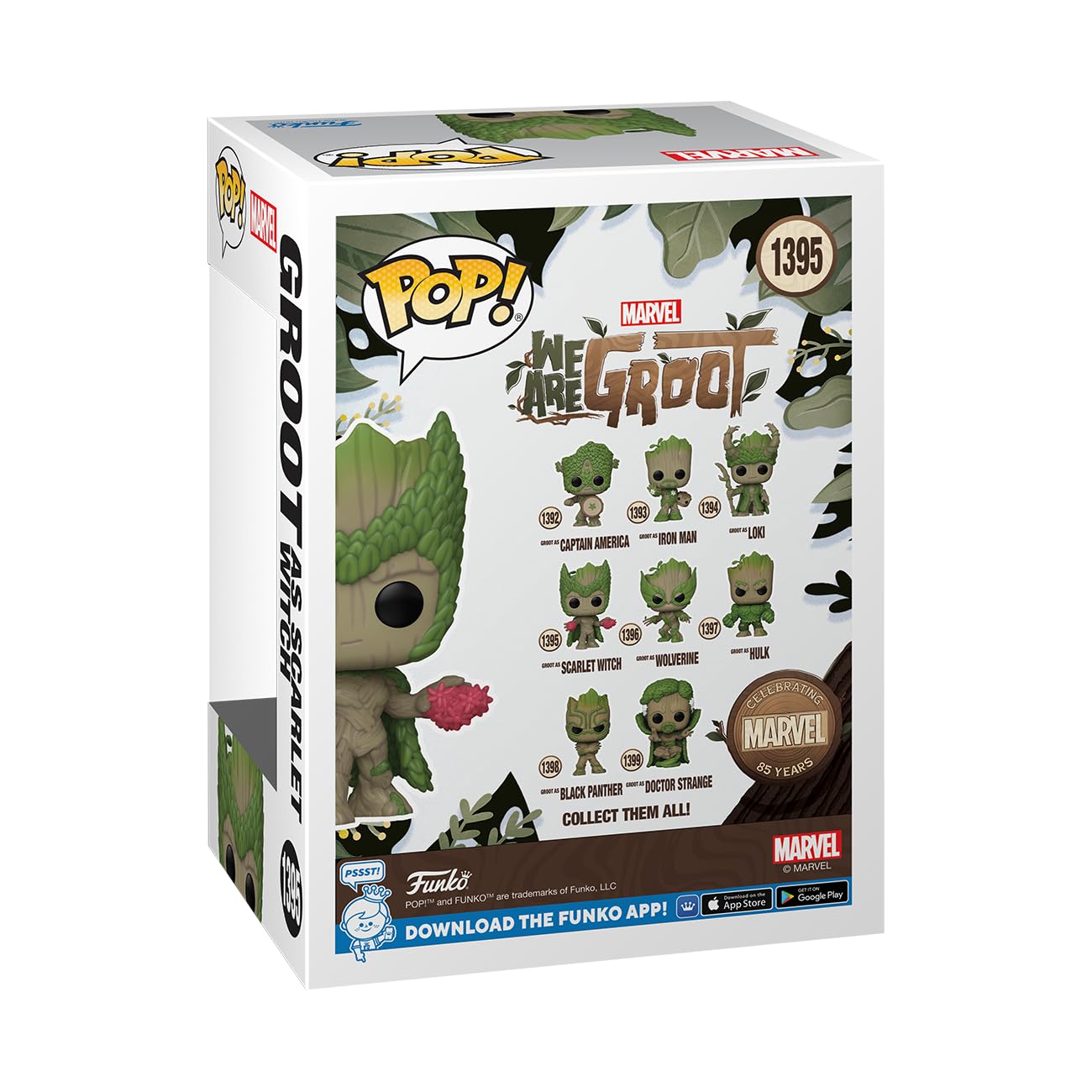 Funko Pop! Marvel: We Are Groot - Scarlet Witch - Groot Shorts - Collectable Vinyl Figure - Gift Idea - Official Merchandise - For Kids & Adults - Tv Fans - Model Figure For Collectors And Display