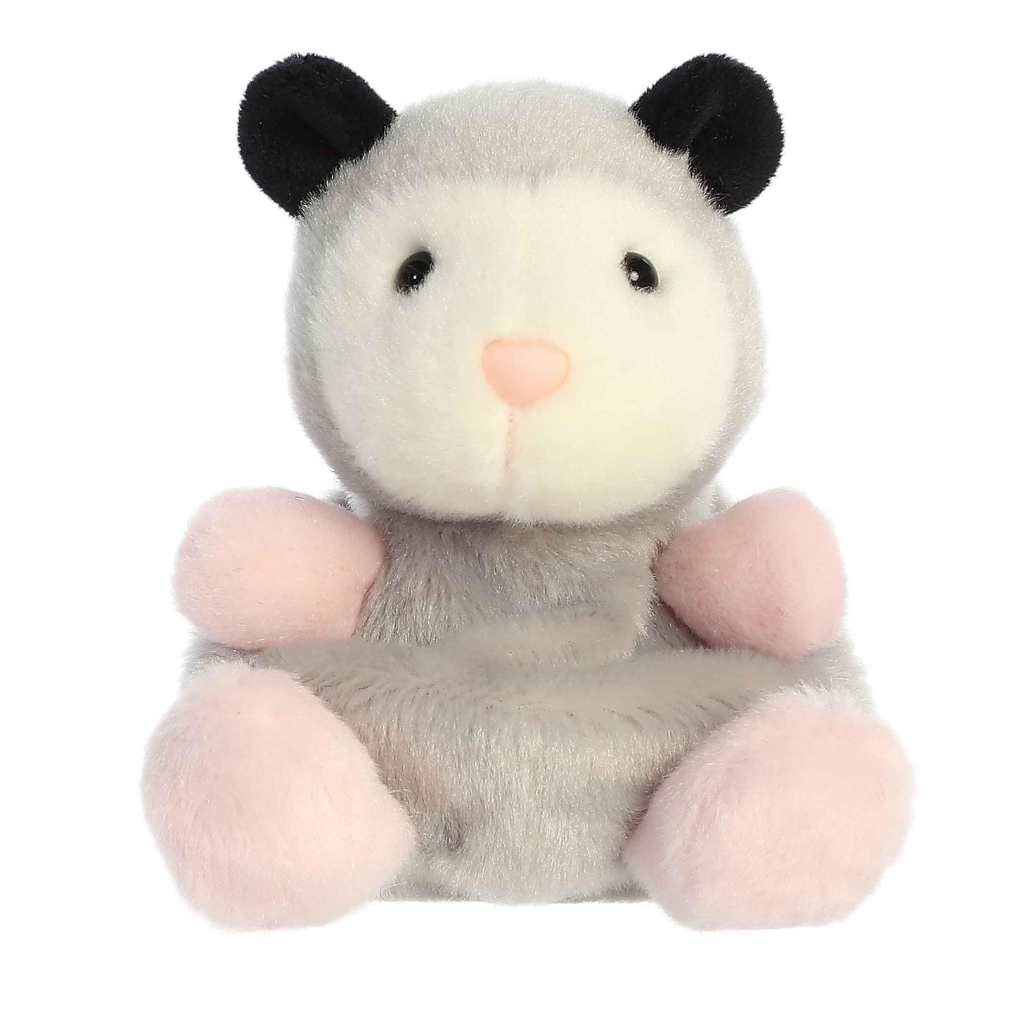 Aurora Adorable Palm Pals Sherri Opossum Stuffed Animal - Fun Collectible Plush for Kids and mature-themed Collectors - Perfect for Decorating Rooms and Birthday Gifts - Gray 5 Inches