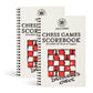 A&A Eye-Protection Chess Scorebook/Matches, Score Pad / 50 Games / 100 Moves / 2 Pack