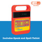 Playmonster Speak & Spell Electronic Game - Educational Learning Toy, Spelling Games, 80S Retro Handheld Arcade, Autism Toys, Ac