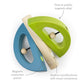 Tegu Swivel Bug Green & Teal