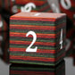 Wooden D&D Dice, DNDND Technical Wood DND Die Set with Gift Case for Dungeons and Dragon Tabletop Games (Technical Wood)