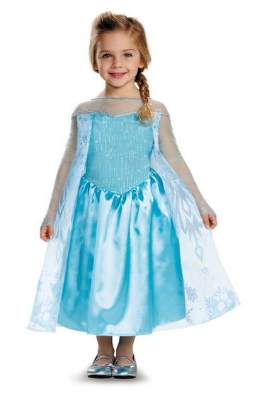 Disguise Elsa Classic Toddler Costume, Large (4-6) Blue