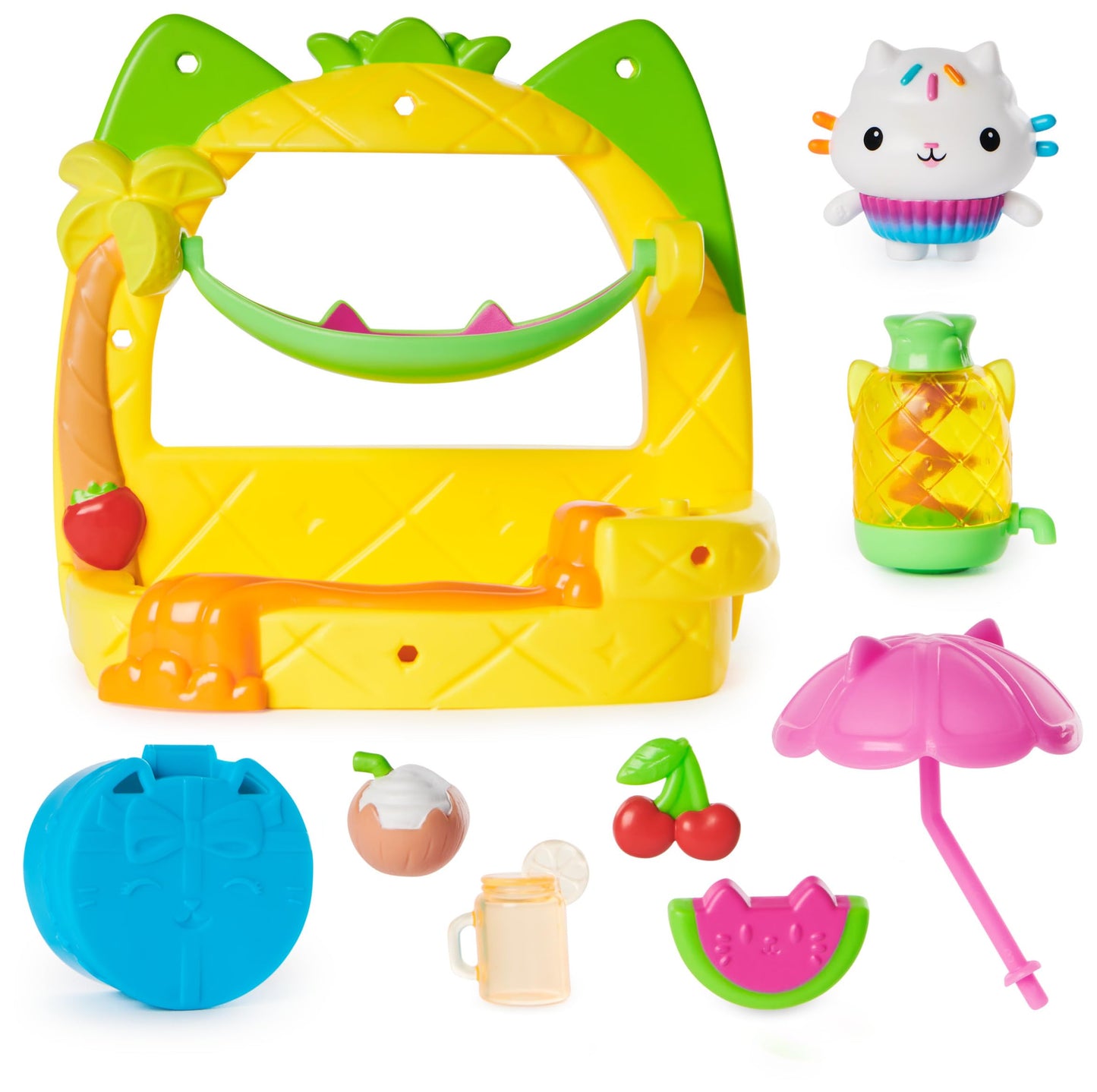 The Gabby Dollhouse - Balcony Fruit Shake Party 'Cakey' Gabby'S Dollhouse + Cakey Figure + Dollhouse Accessories - 6071359 - Chi