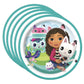 Unique Gabby 7 Inch Dessert Paper Party Plates - Serves 24
