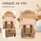 17cm Doll Clothes Set  enhanced Jeans & Knitted Sweater Outfit for 17cm 15cm Dolls  Cute Dress Up Fashion  No Doll Included (Brown/Man  17cm/15cm)