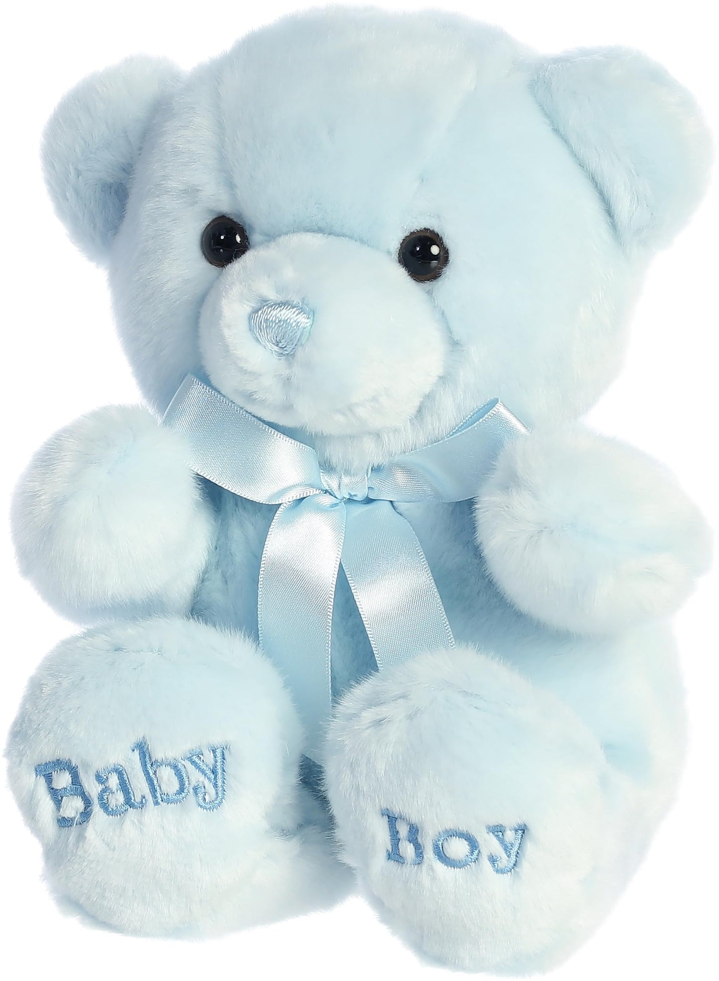 Aurora® Snuggly Comfy™ Bear - 10-Inch Blue Stuffed Animal, Polyester, Model 20045, Perfect for Imaginative Play and Comfort