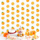 Daifunli 8 Pcs Orange Party Decorations Citrus Slice Birthday Hanging Garlands Banner Tangerine Paper Cutouts Streamer for Littl